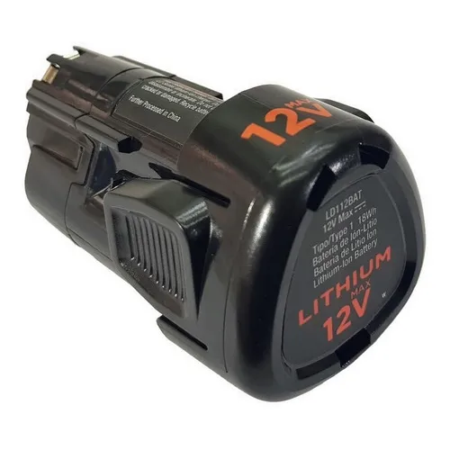Bateria de Lítio Íon 12 Volts 1,5A MAX P LD112 Bivolt - BLACKDECKER-LD112BAT-BR