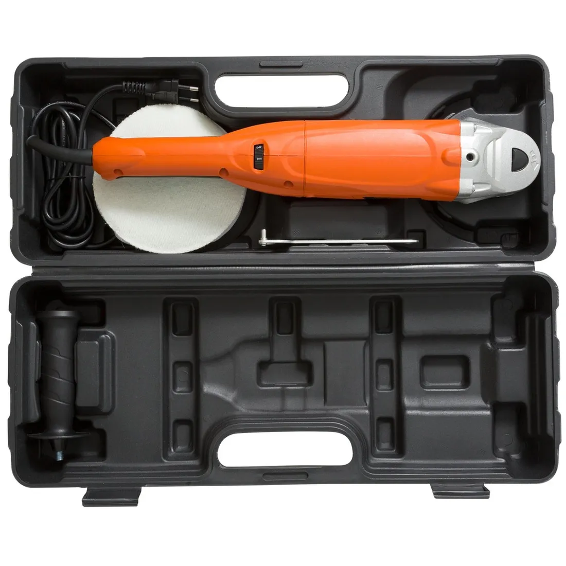 Politriz Profissional 5 Pol. 600W 127V com Maleta Plástica - BLACK DECKER WP600K-BR