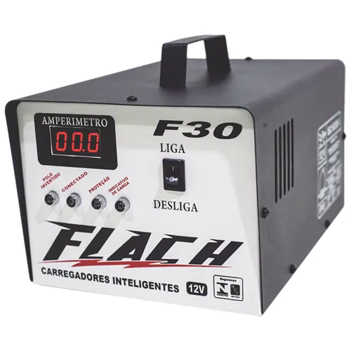 Carregador Inteligente de Bateria - FLACH F30 