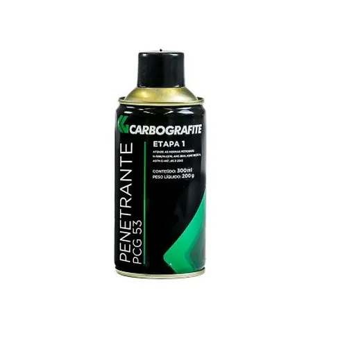 Kit revelador de trincas contém Liquido penetrante + revelador + removedor - Carbografite