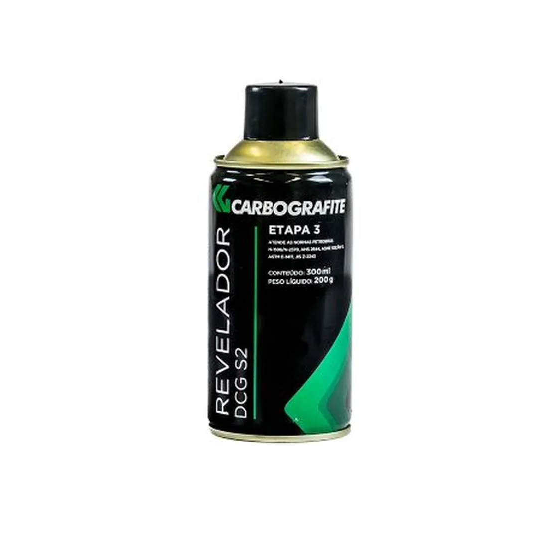 Kit revelador de trincas contém Liquido penetrante + revelador + removedor - Carbografite