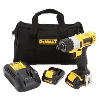 Parafusadeira 1/4 Pol. 12V Li-Ion - DEWALT-DCF610S2BR - imagem 1