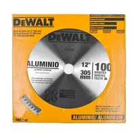 Disco de serra circular 12" 100 dentes alumínio - Dewalt DWA03240 - imagem 1