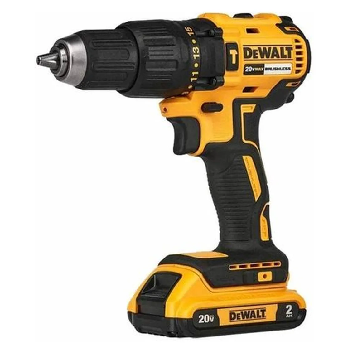 Parafusadeira/Furadeira de Impacto Brushless 1/2 Pol. com 2 Baterias 20V Li-Ion Carregador Bivolt e Maleta - DEWALT DCD7781D2-BR