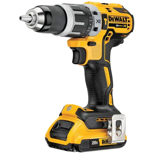 Kit Parafusadeira/Furadeira 1/2''  Com Impacto 20V MAX Ion de Litio XR BRUSHLESS, Carregador Bivolt, 2 Baterias de 2.0Ah e Maleta DEWALT DCD796D2