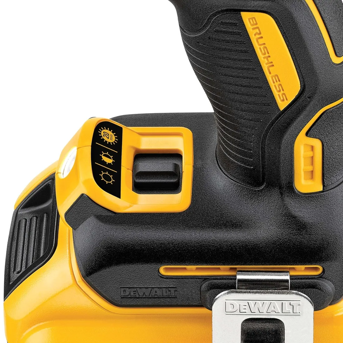Kit Parafusadeira/Furadeira 1/2''  Com Impacto 20V MAX Ion de Litio XR BRUSHLESS, Carregador Bivolt, 2 Baterias de 2.0Ah e Maleta DEWALT DCD796D2