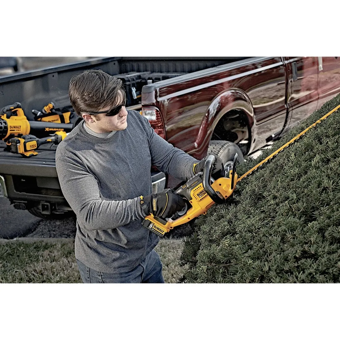 Aparador de Cerca Viva 22" 20V MAX LI-ION DEWALT DCHT820B