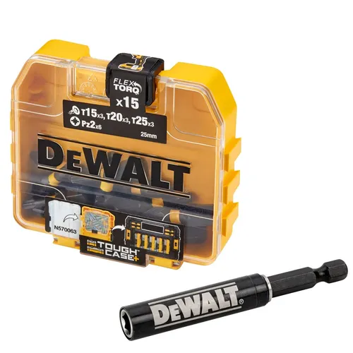 JOGO DE BITS FLEXTORQ EXTREME COM 16 PEÇAS DT70522T-QZ DEWALT