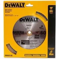 Disco de Serra para Madeira 10" 254 MM 60 Dentes  - Dewalt DWA03120 - imagem 1