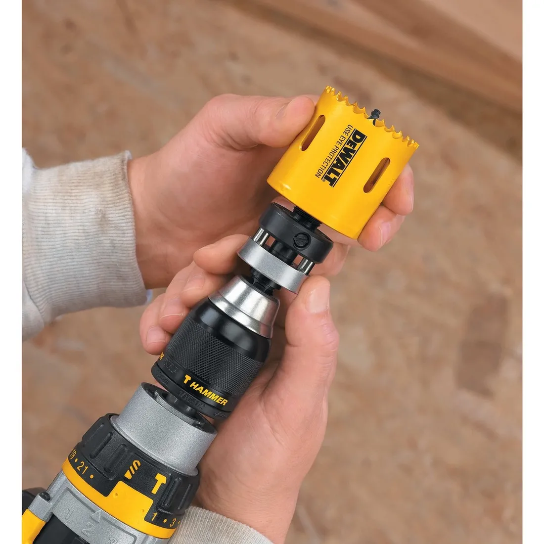 MANDRIL DE TROCA RÁPIDA PARA SERRA COPO 3/8 DW1810 DEWALT