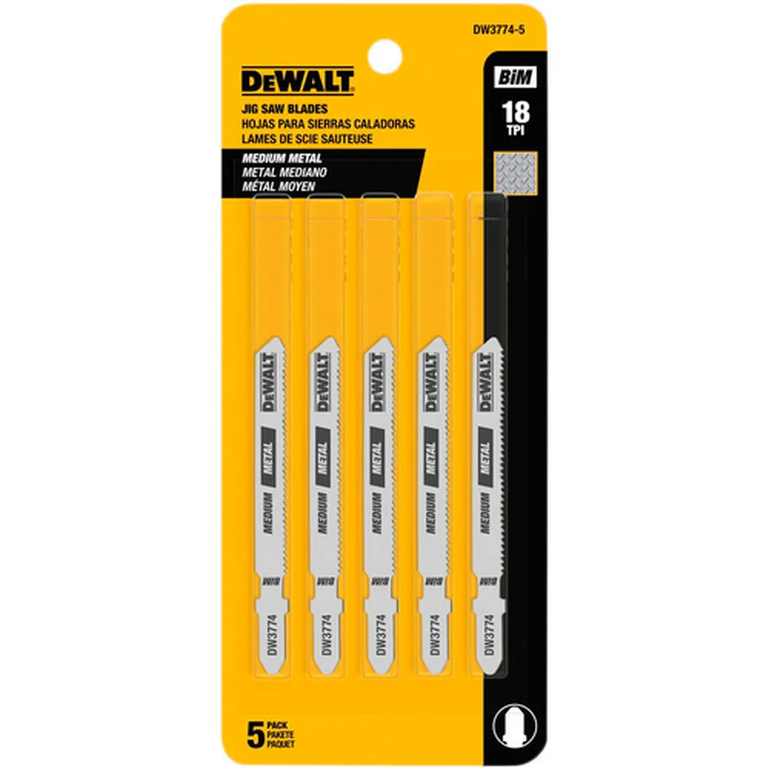 Serra tico tico encaixe t - Dewalt DW3774-5