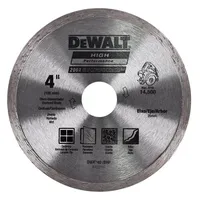 DISCO DIAMANTADO 4" 105MM CONTINUO - FURO 20MM PARA USO EM SERRA MÁRMORE - DEWALT DW47401BHP  - imagem 1