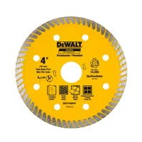 DISCO DIAMANTADO PORCELANATO 4" (105MM) - SERRA MÁRMORE - DEWALT DW57400BHP - imagem 1