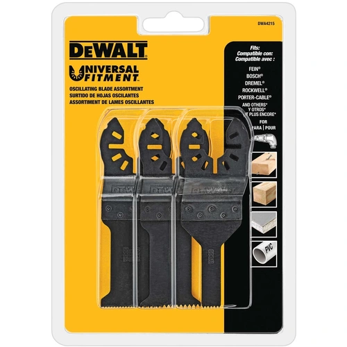 Jogo Lâminas para ferramenta Oscilante com 3 peças DWA4215 DEWALT