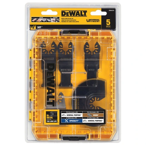 Jogo de acessórios para ferramenta Oscilante com 5 peças DWA4216 DEWALT