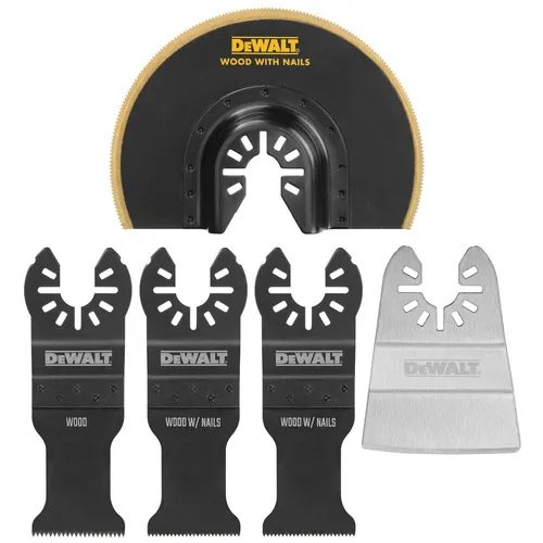 Jogo de acessórios para ferramenta Oscilante com 5 peças DWA4216 DEWALT