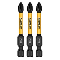 BITS PHILLIPS PH2 FLEXTORQ 2.1/4'' (5,7CM) CARTELA COM 3 UNIDADES DWAF2PH2IR3 DEWALT - imagem 2