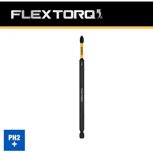 BITS PHILLIPS PH2 FLEXTORQ 6'' (15,2CM) DWAF6PH2IR DEWALT