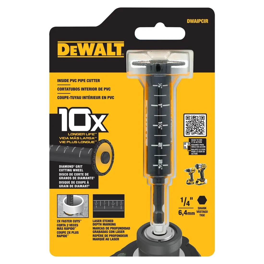 CORTADOR INTERNO DE TUBOS IMPACT CONNECT DWAIPCIR DEWALT