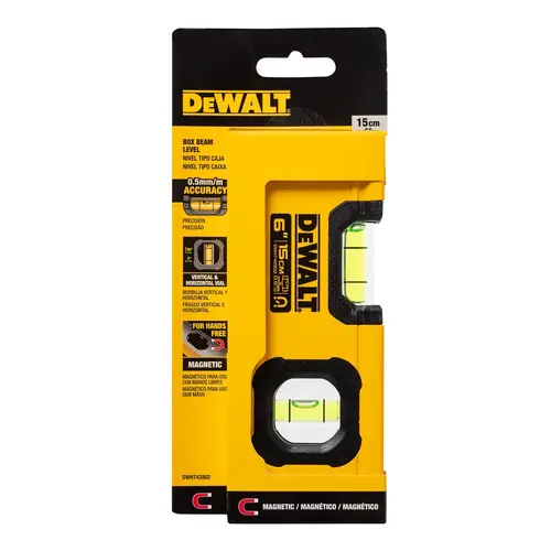 NÍVEL DE ALUMÍNIO 6" (15CM) DEWALT DWHT42802