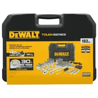 JOGO DE FERRAMENTAS MECÂNICAS 3/8” e 1/2" 182 PEÇAS DWMT45404 DEWALT - imagem 4