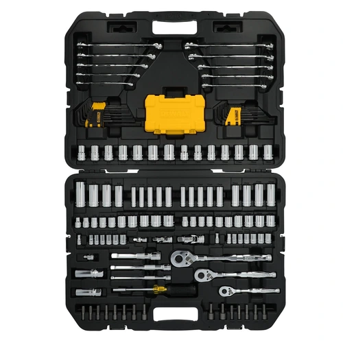 JOGO FERRAMENTAS MECÂNICAS 1/4”, 3/8” e 1/2"  155 PEÇAS DWMT45411 DEWALT