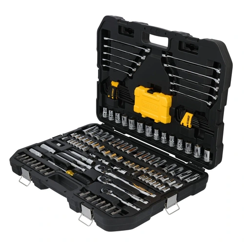 JOGO FERRAMENTAS MECÂNICAS 1/4”, 3/8” e 1/2"  155 PEÇAS DWMT45411 DEWALT