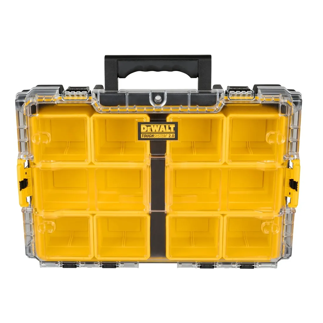 Organizador grande com tampa transparente ToughSystem 2.0 DEWALT DWST08040