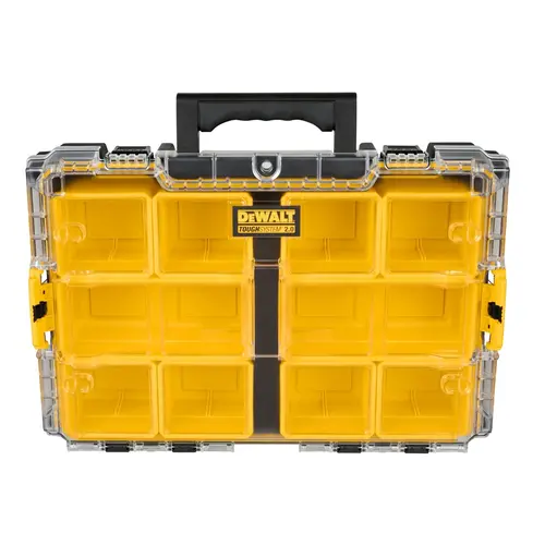 Organizador grande com tampa transparente ToughSystem 2.0 DEWALT DWST08040