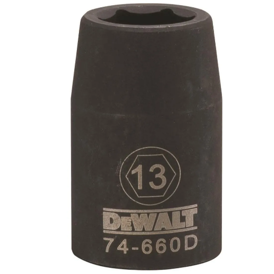 Soquete de Impacto 1/2" Curto 13mm DEWALT DWMT74660OSP