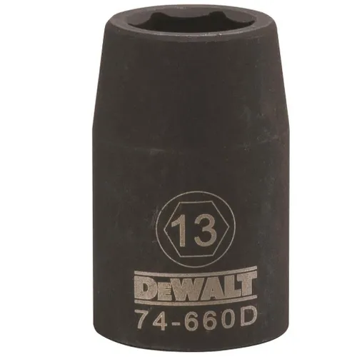 Soquete de Impacto 1/2" Curto 13mm DEWALT DWMT74660OSP
