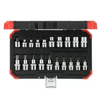 Jogo de Soquetes Tork com Encaixe de 3/8 e 1/2 Pol. 20 Peças GEDORE RED R68003020  - imagem 1