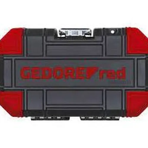 Jogo de Soquetes Sextavados 4 a 13mm Encaixe de 1/4 Pol. com 16 Peças - GEDORE RED R49003016