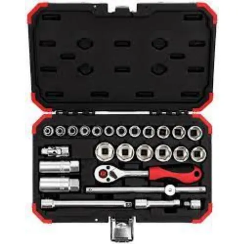 Jogo de Soquetes Sextavados com Encaixe de 3/8 Pol. com 26 Peças - GEDORE RED R59003026