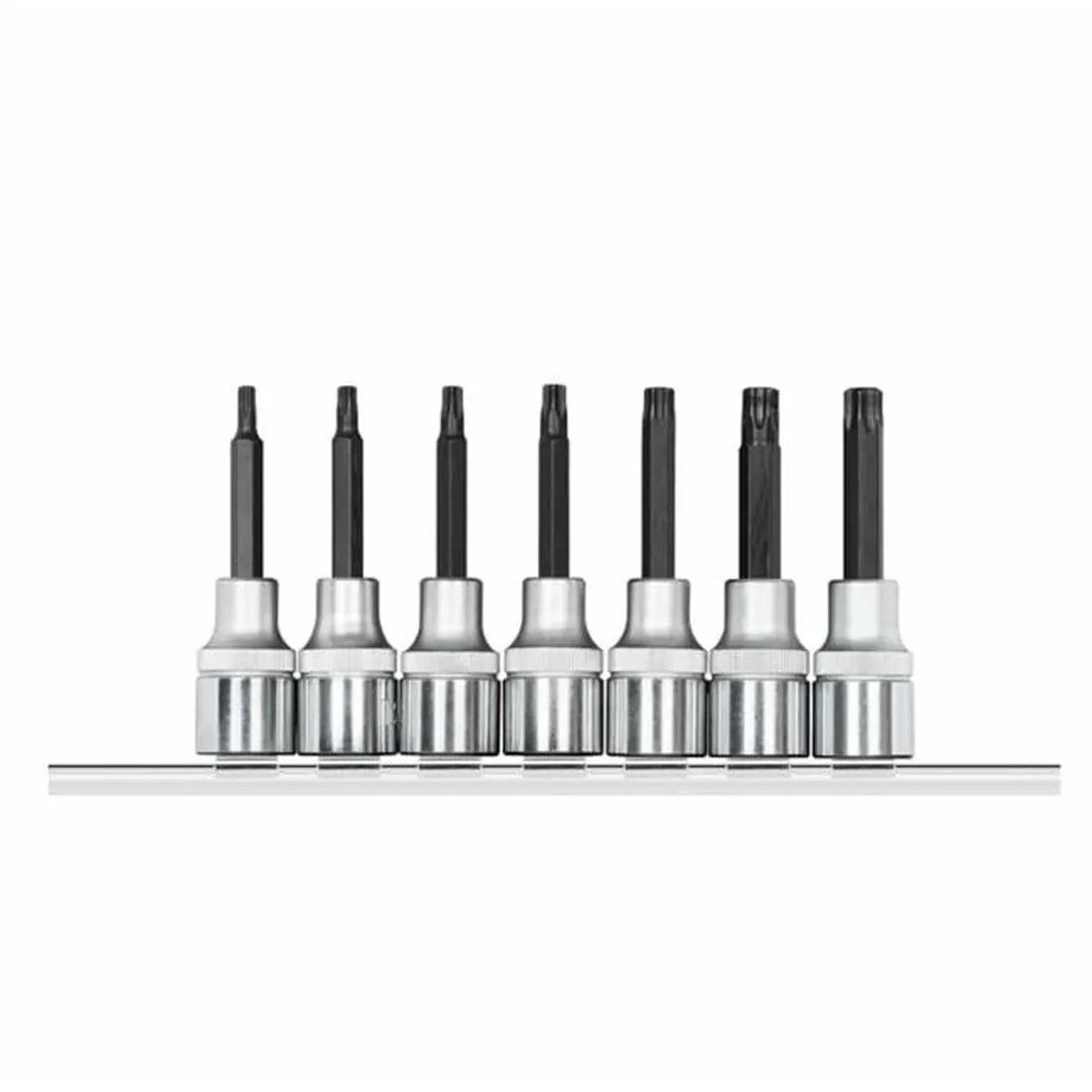Jogo de chaves soquete 1/2″ TX longas (perfil hexalobular), 7 peças - GEDORE RED R62458007