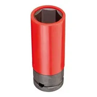 Soquete Sextavado Impacto 21mm c/ Encaixe 1/2 Pol. p/ Roda de Liga Leve - GEDORE RED R63042116 - imagem 2