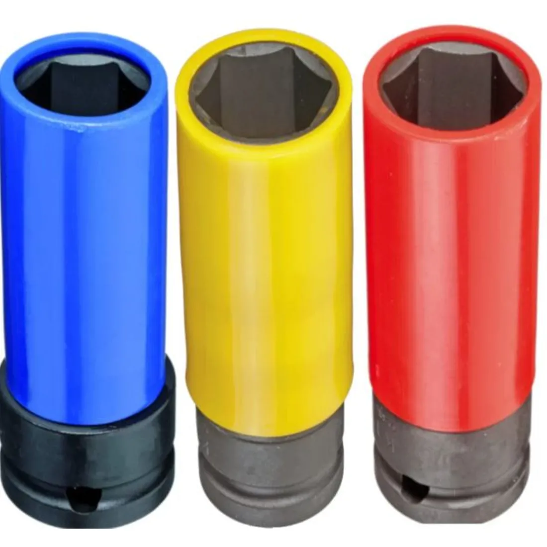 Jogo de Soquetes de Impacto 1/2 Pol. 17, 19 e 21 mm para Roda de Liga Leve - GEDORE RED R63043003