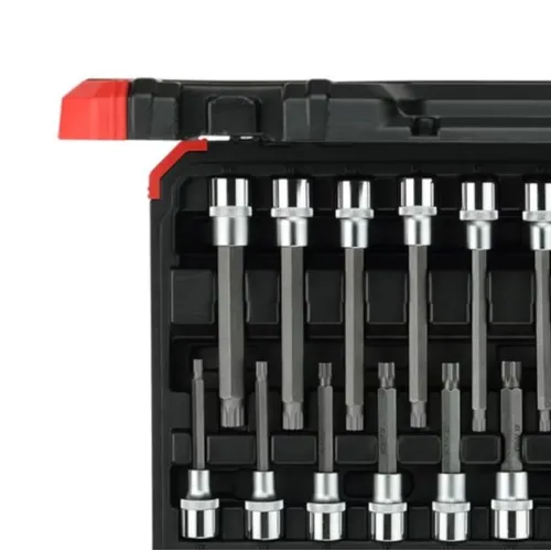 Jogo de Chaves Soquete Multidentadas CR-V 1/2 Pol. com 26 Peças - GEDORE RED-R68003026