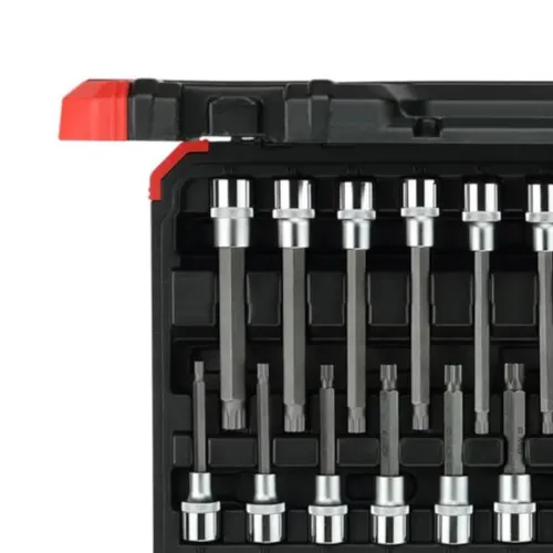 Jogo de Chaves Soquete Multidentadas CR-V 1/2 Pol. com 26 Peças - GEDORE RED-R68003026