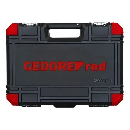 Jogo de Soquetes Sextavados com Encaixe 1/2 Pol. 24 Peças - GEDORE RED R69003024
