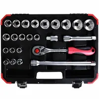 Jogo de Soquetes Sextavados com Encaixe 1/2 Pol. 24 Peças - GEDORE RED R69003024 - imagem 1