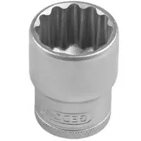 Soquete Estriado Curto 17mm com Encaixe 1/2Pol. - GEDORE-D19-17MM - imagem 1