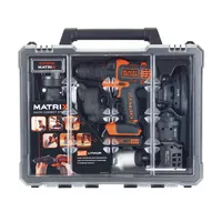 Kit Ferramenta Combinada 6 Em 1 Matrix 20v c/ 2 baterias - BlackDecker - Bdcdm6kitc-BR - imagem 1