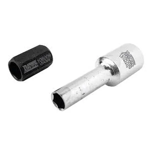 Conjunto com Soquete Longo e Adaptador para Polias de Alternador do tipo Roda Livre - RAVEN-108009