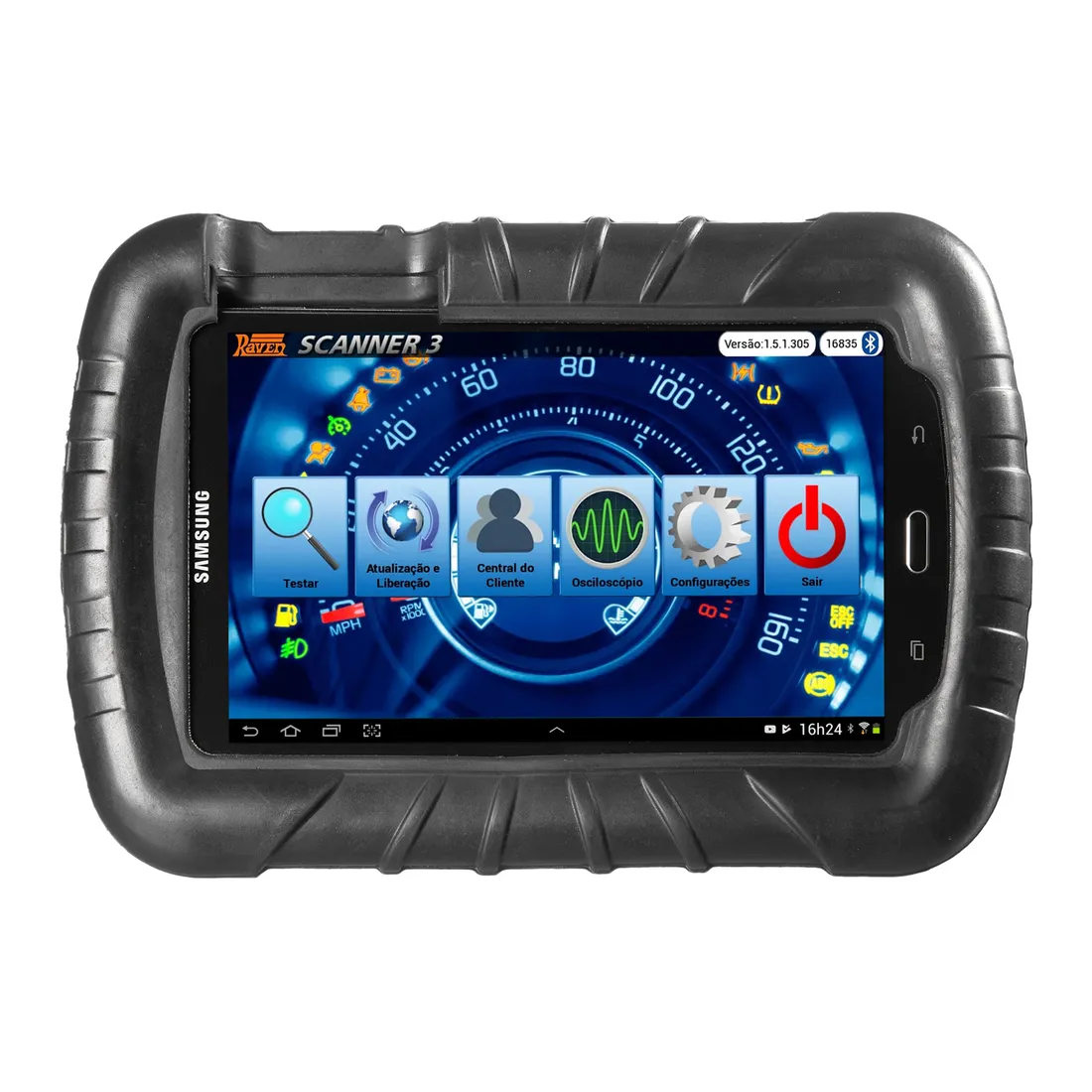Scanner Automotivo Raven 3 com Tablet de 7 Pol. e Maleta - RAVEN 108800