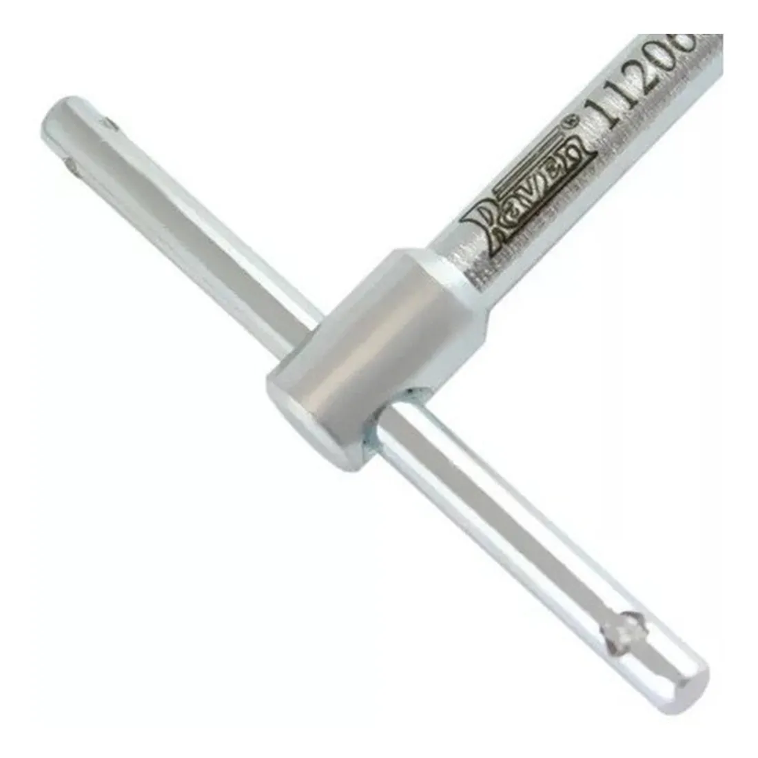 Chave T Curta 140mm com Soquete Fixo Quadrado de 8mm para Acoplamento do Câmbio VW - RAVEN-112068