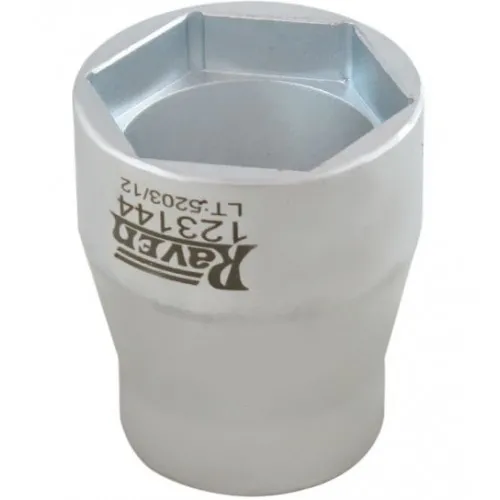 Chave sextavada de 54mm p/ porca do cubo dianteiro da Pampa 4x4 do Toyota Bandeirante. - RAVEN-123144