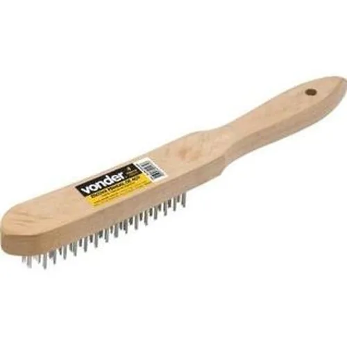 Escova manual com cabo de madeira - VONDER 35.99.535.600
