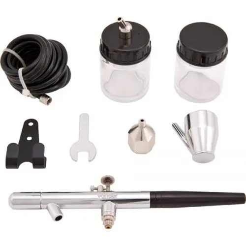 Aerógrafo Com Acessórios Pequenas Pinturas Aj 008 - Vonder