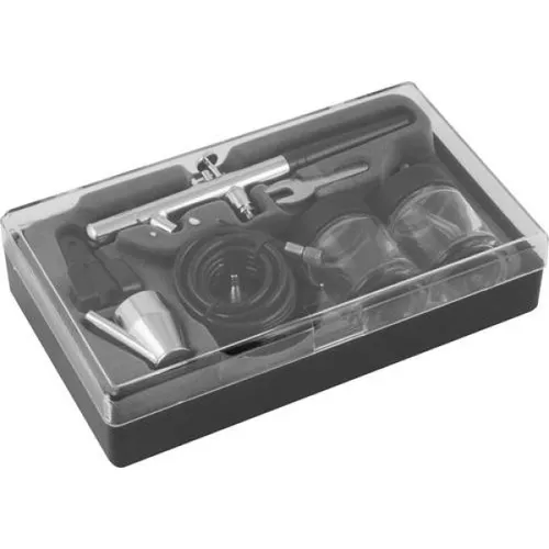Aerógrafo Com Acessórios Pequenas Pinturas Aj 008 - Vonder
